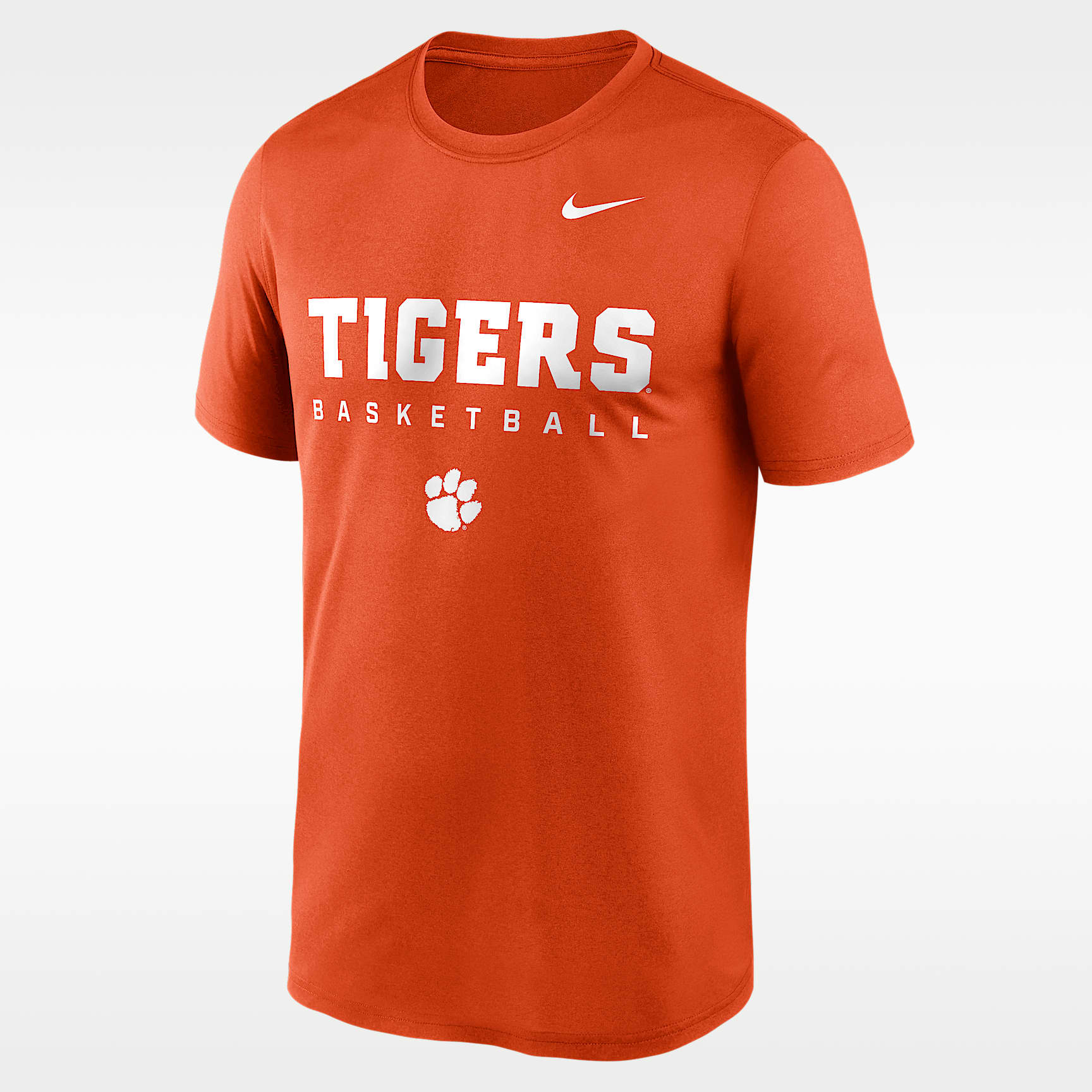 Clemson Courtside Basketball Legend Men's Nike Dri-FIT College T